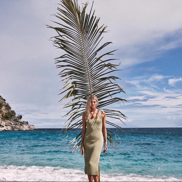 NWT Devon Windsor Atlas Dress Sage sz Small NWT - Picture 6 of 8